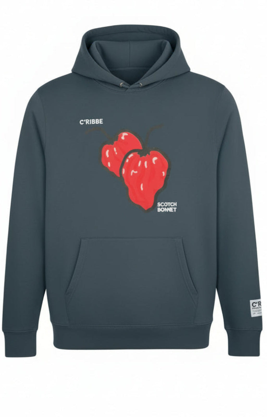 SCOTCH BONNET Sweatshirt Hoodie - India Ink Grey