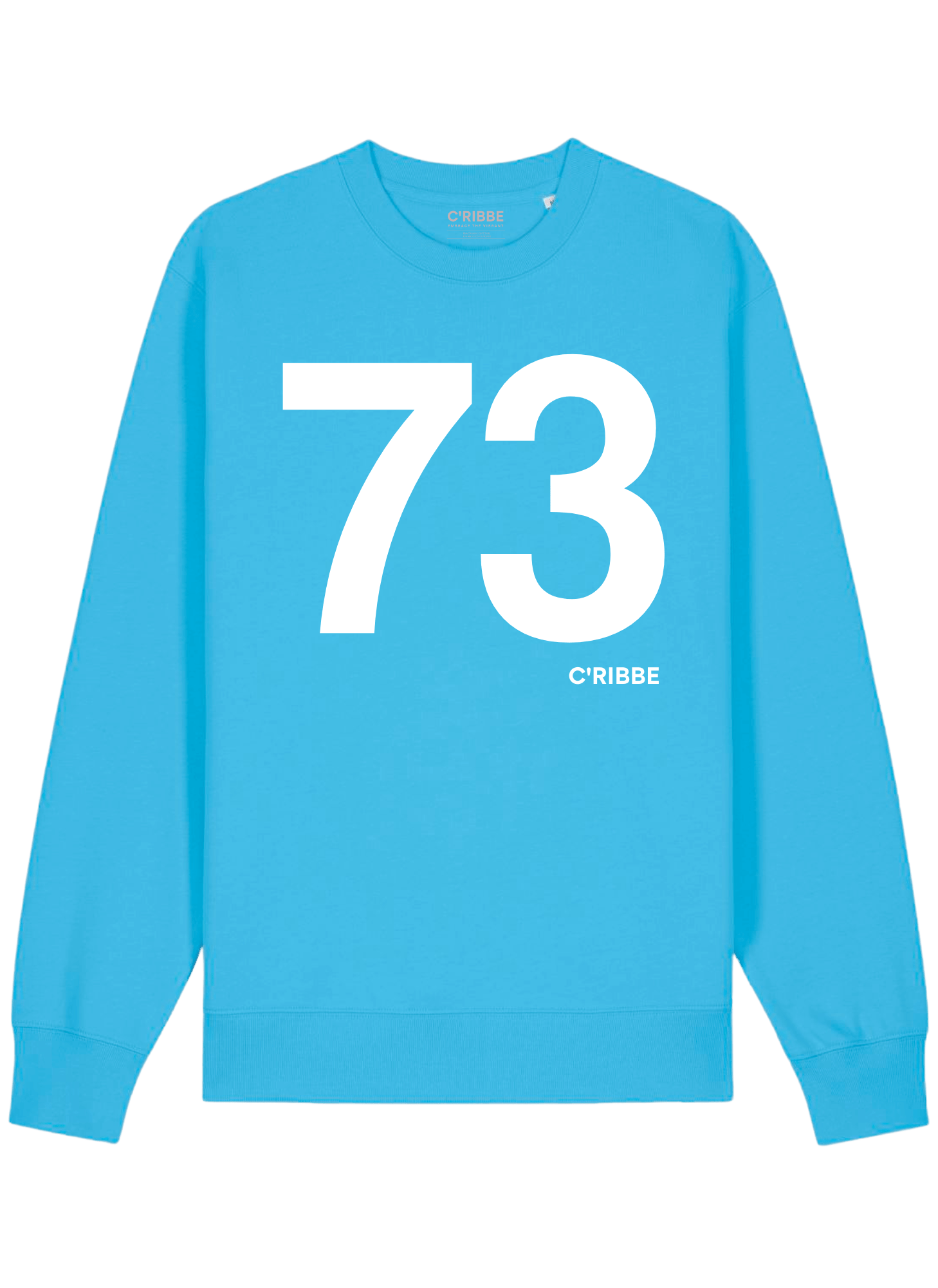 The Bahamas Independence '73 Unisex Crew Neck Sweatshirt, Aqua Blue