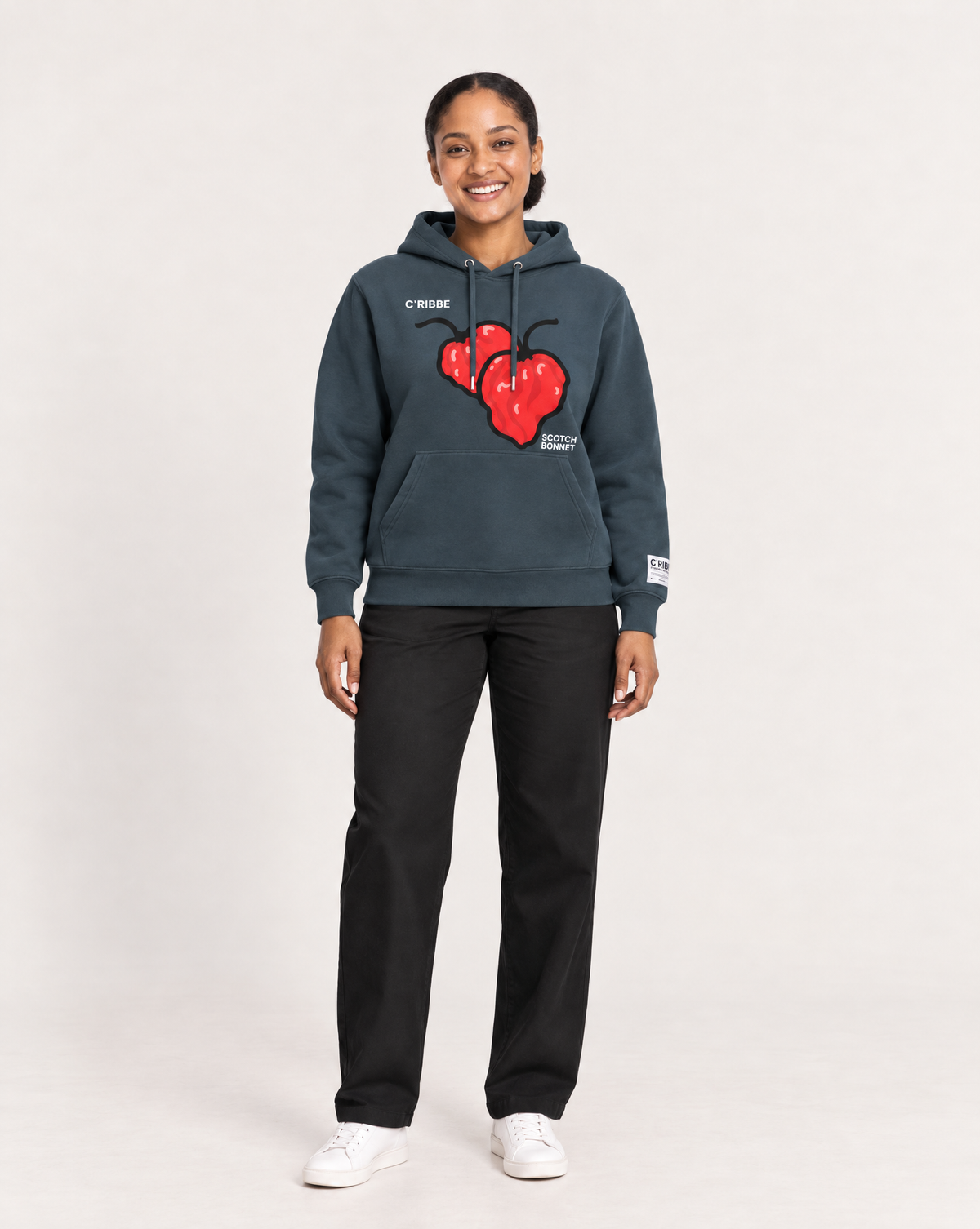 SCOTCH BONNET Sweatshirt Hoodie - India Ink Grey