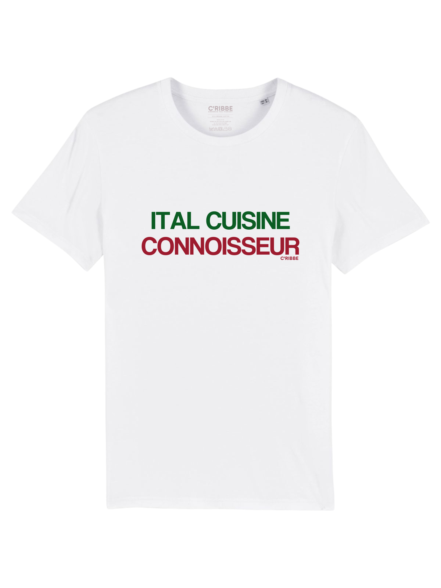 ITAL CUISINE CONNOISSEUR Print Unisex T-Shirt, Bottle Green
