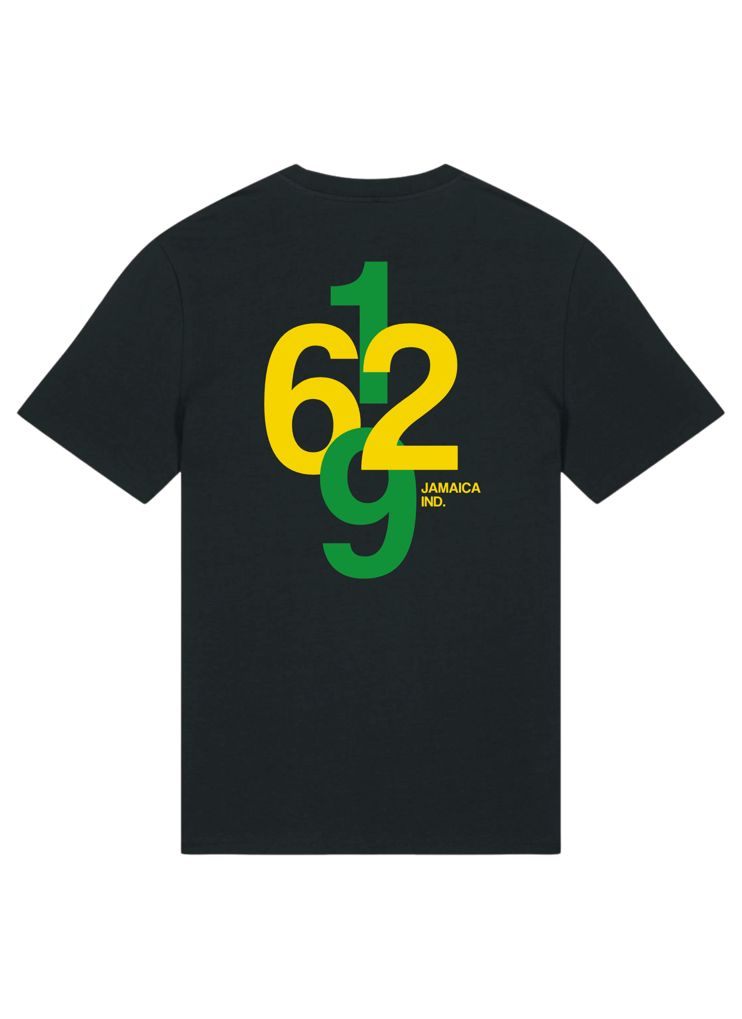 JAMAICA IND. 1962 Unisex Crew Neck T-Shirt, Black