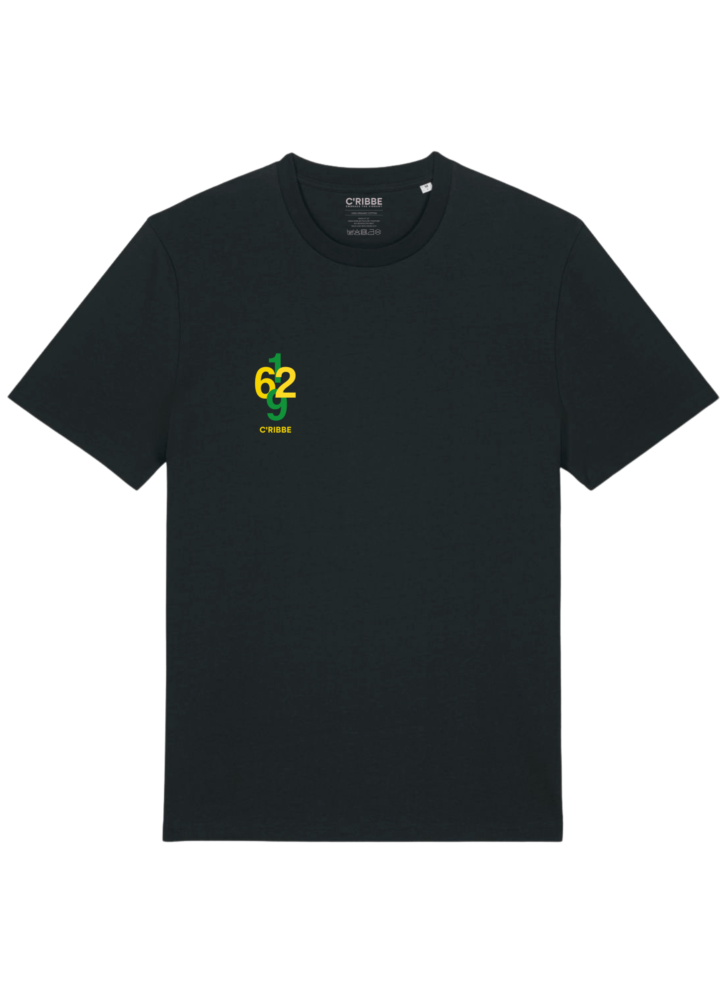 JAMAICA IND. 1962 Unisex Crew Neck T-Shirt, Black
