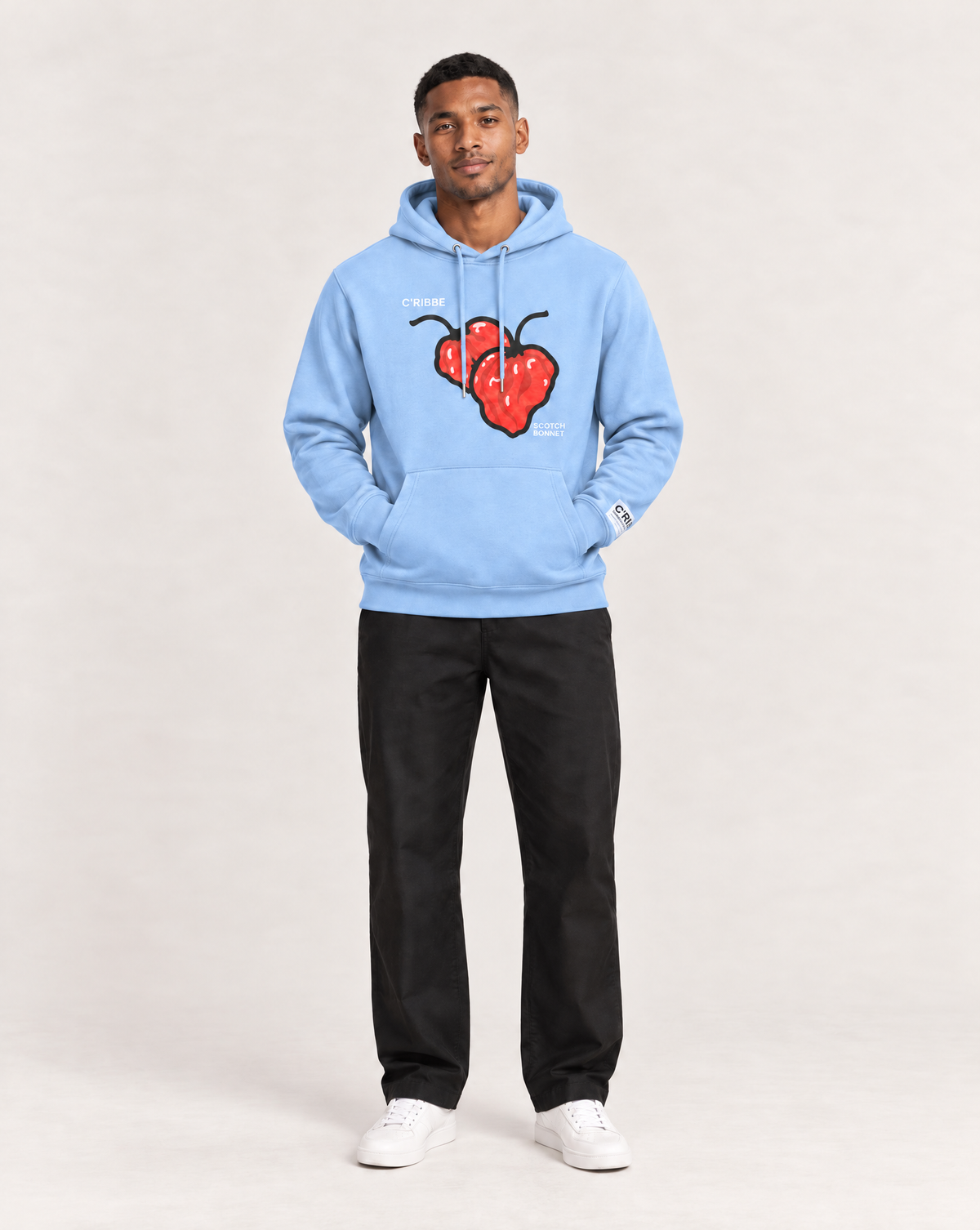 SCOTCH BONNET Sweatshirt Hoodie - Blue Soul