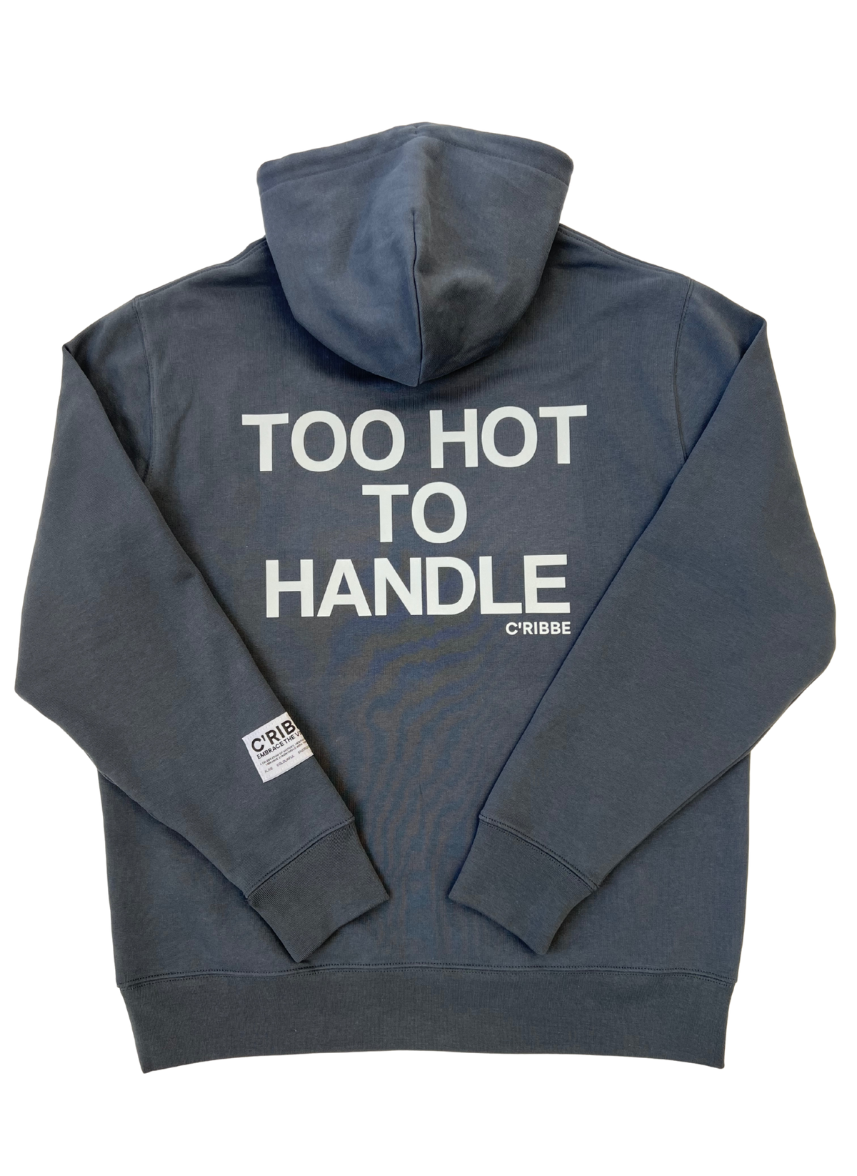 SCOTCH BONNET Sweatshirt Hoodie Back, India Ink Grey