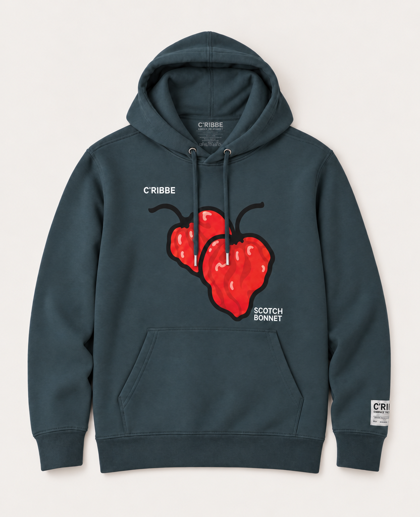 SCOTCH BONNET Sweatshirt Hoodie - India Ink Grey