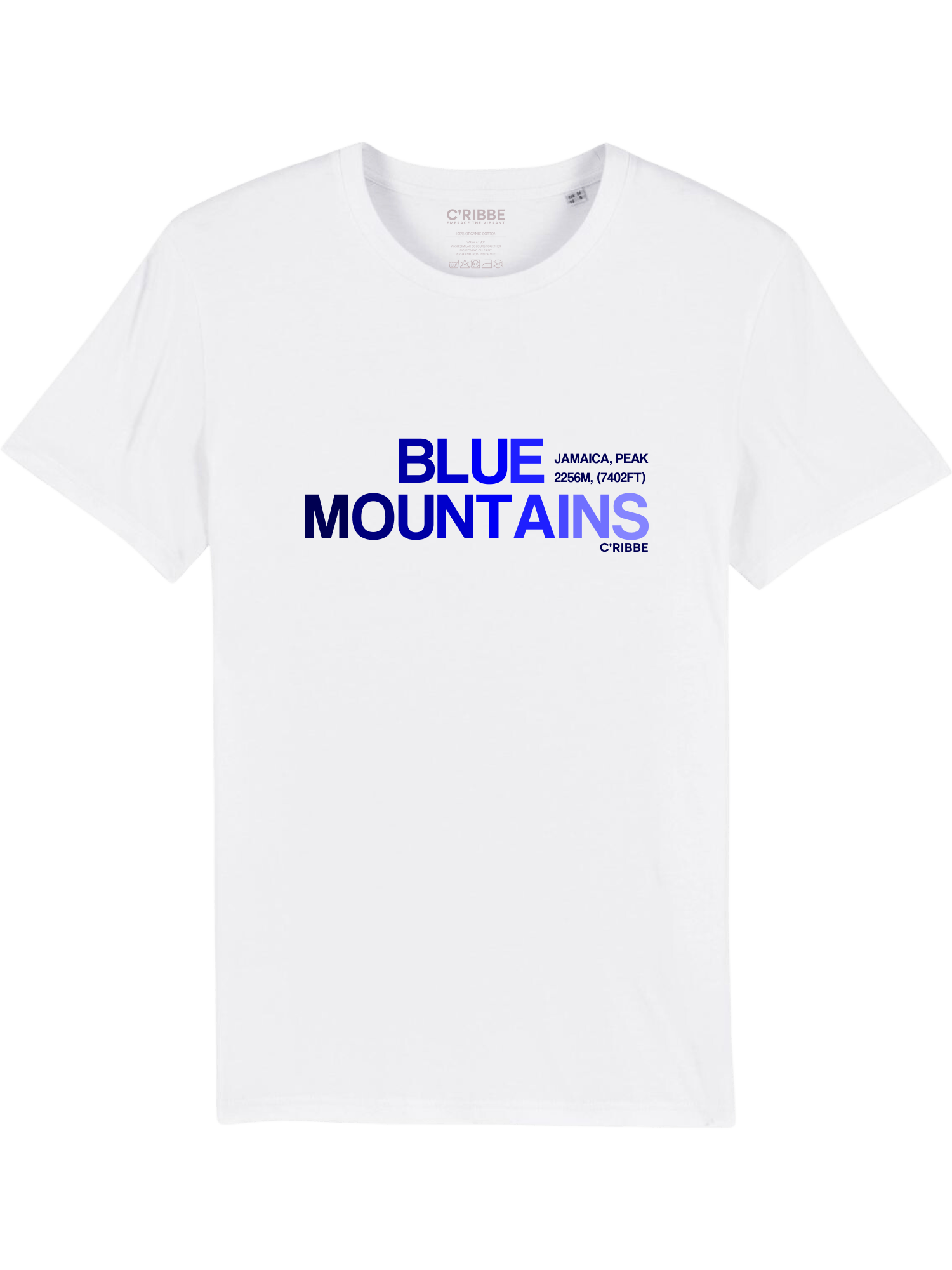BLUE MOUNTAINS, Jamaica Unisex T-Shirt, Sky Blue