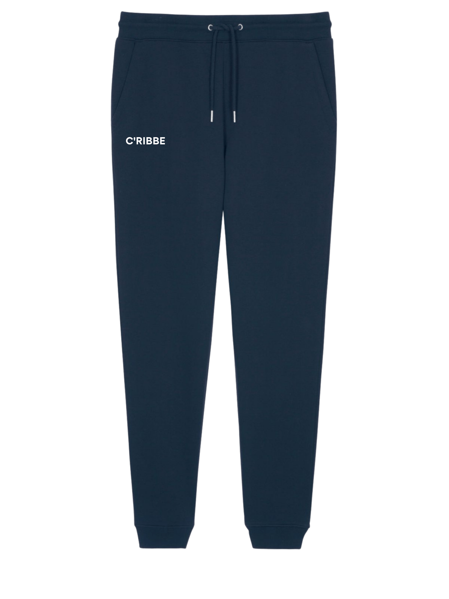 C'RIBBE Signature Print Jogging Bottoms French Navy
