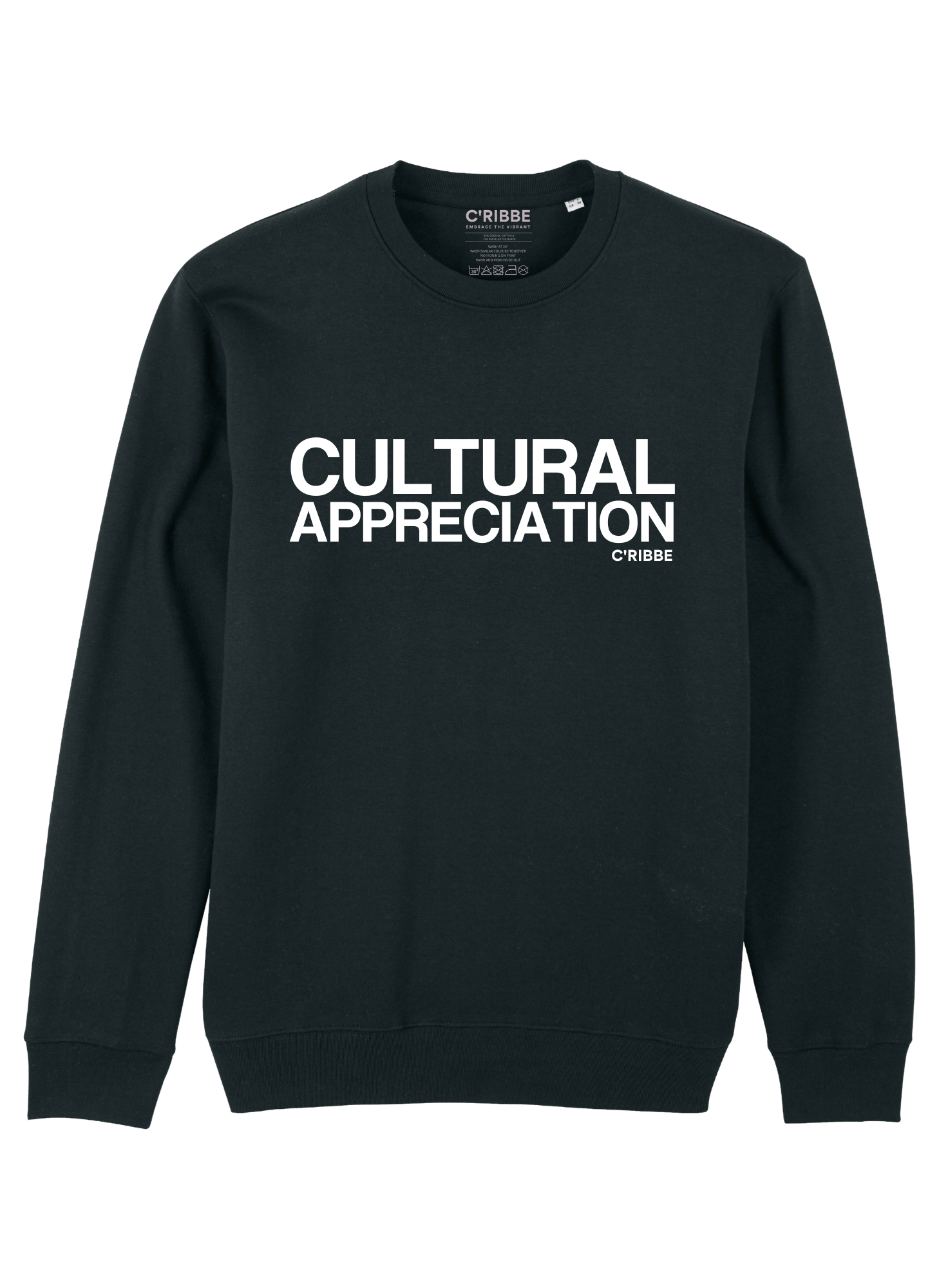 CULTURAL APPRECIATION Print Sweatshirt, Blk
