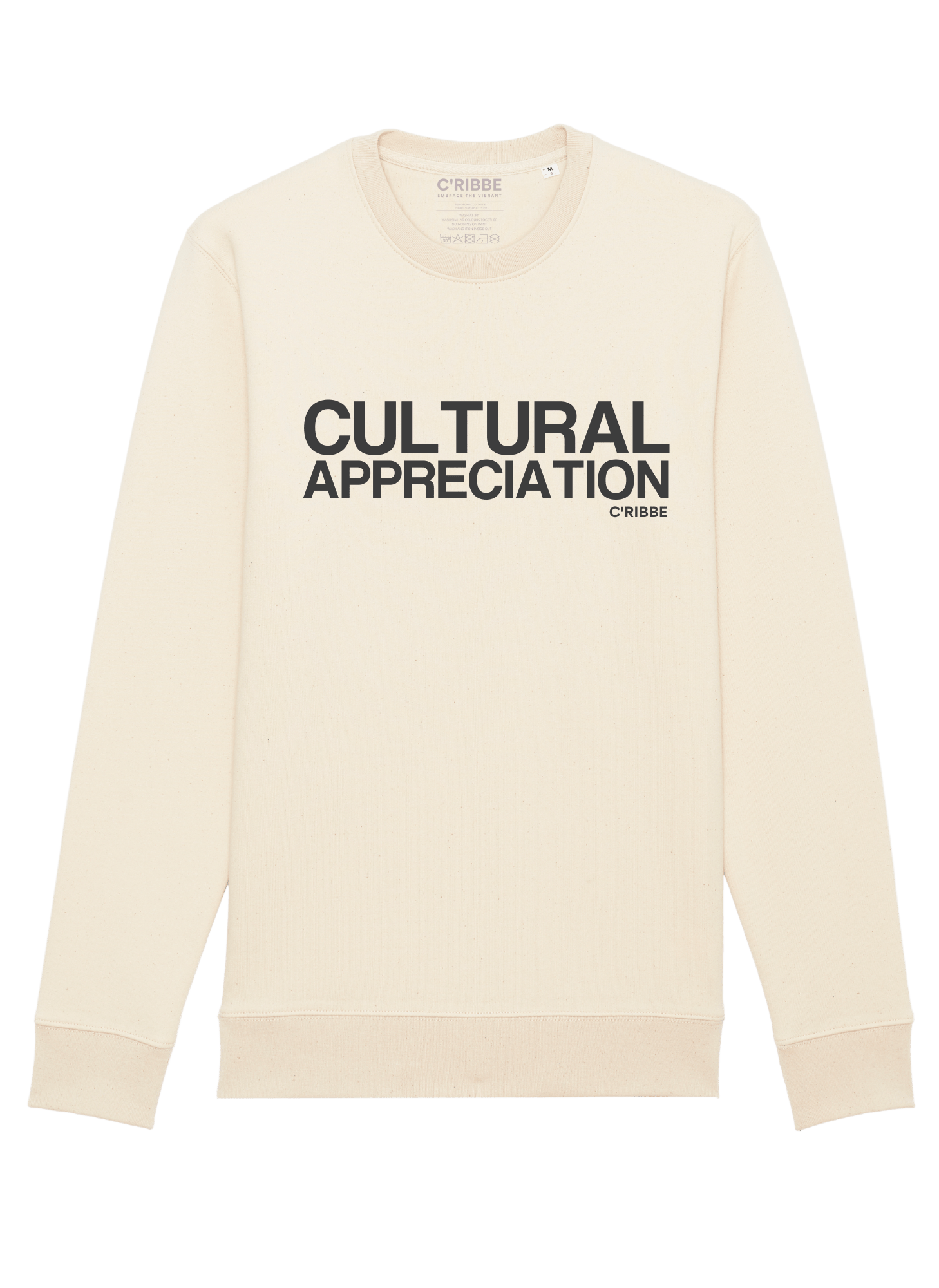 CULTURAL APPRECIATION Print Sweatshirt, Blk