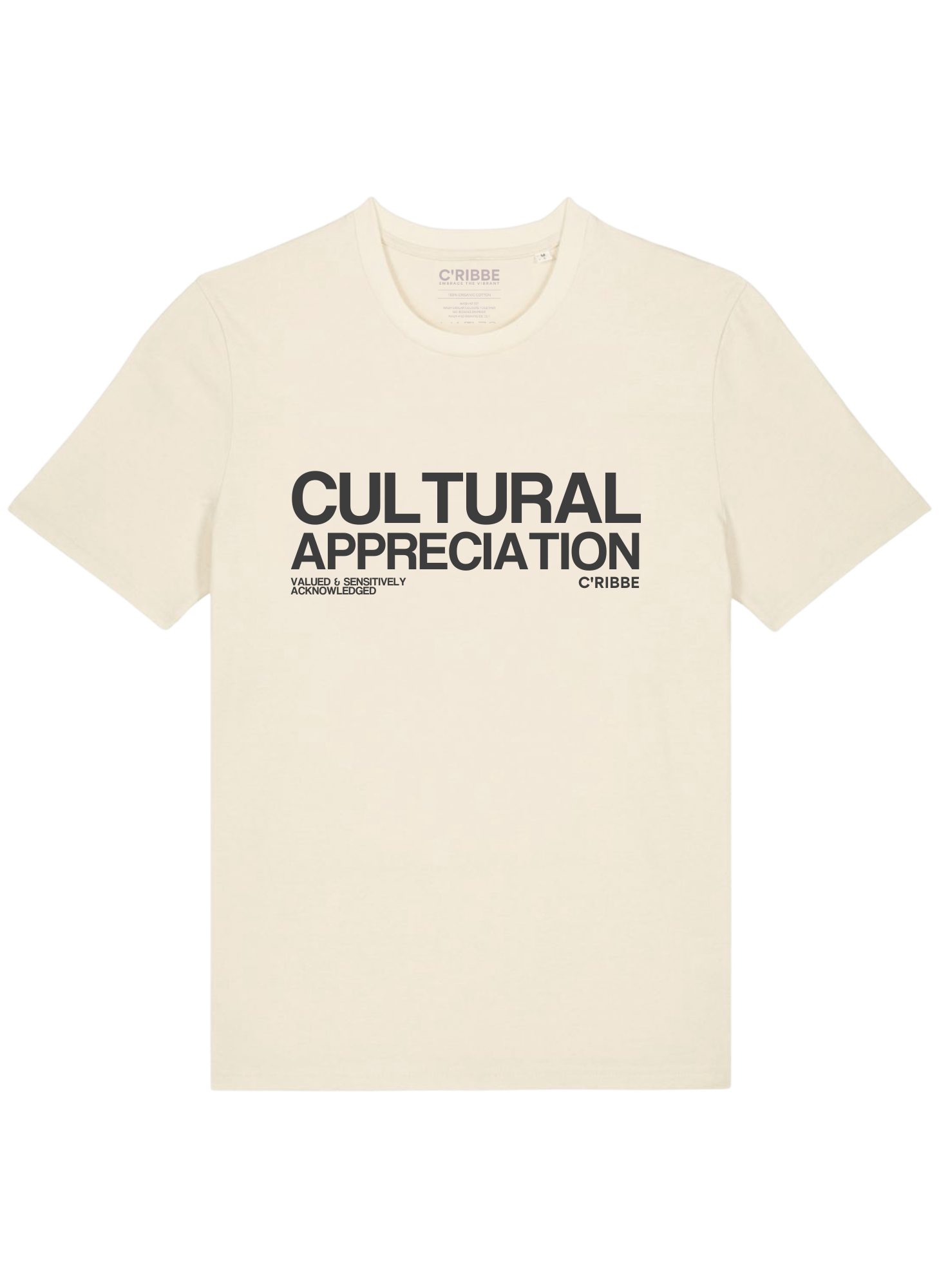 CULTURAL APPRECIATION Statement Print T-Shirt, Black