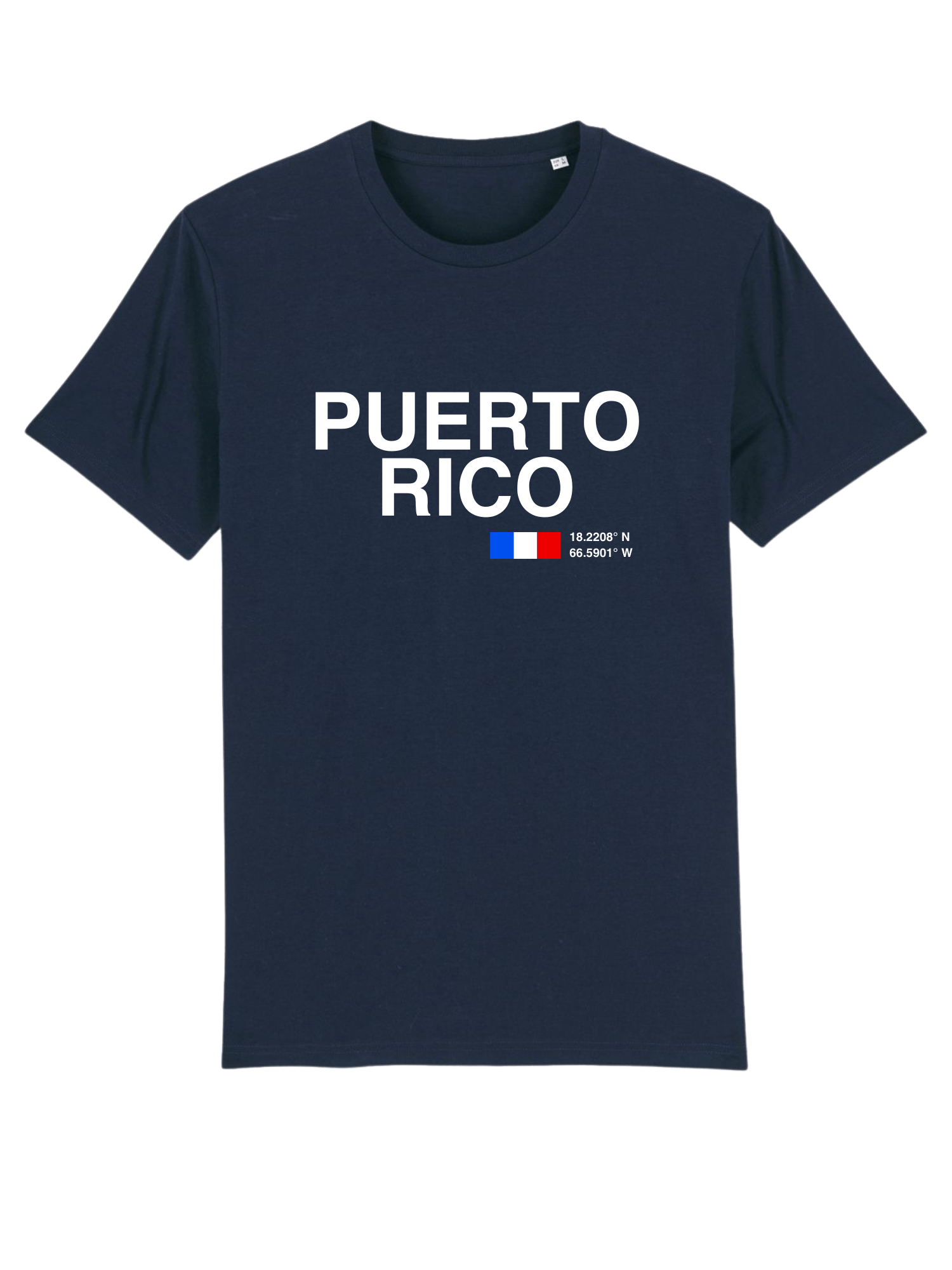 PUERTO RICO Print Unsex Crew Neck T-Shirt
