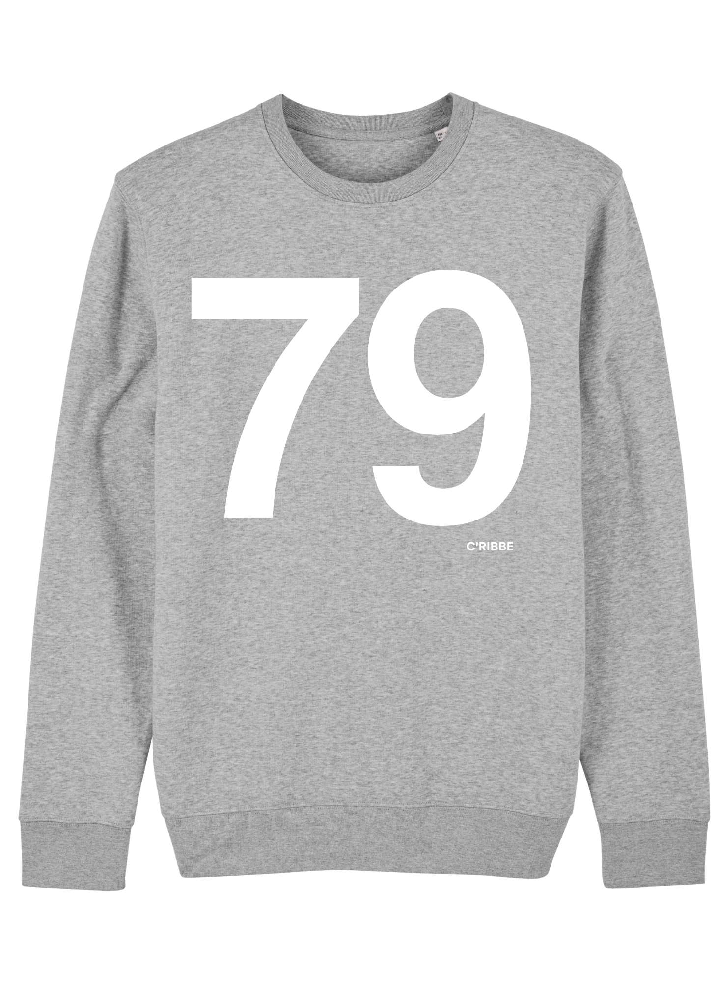 St. Lucia Independence '79 Unisex Crew Neck Sweatshirt Heather Grey