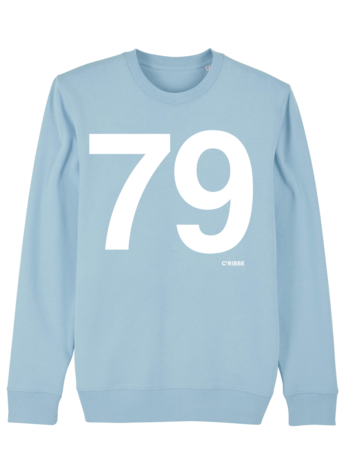 St. Lucia Independence '79 Unisex Crew Neck Sweatshirt Heather Grey