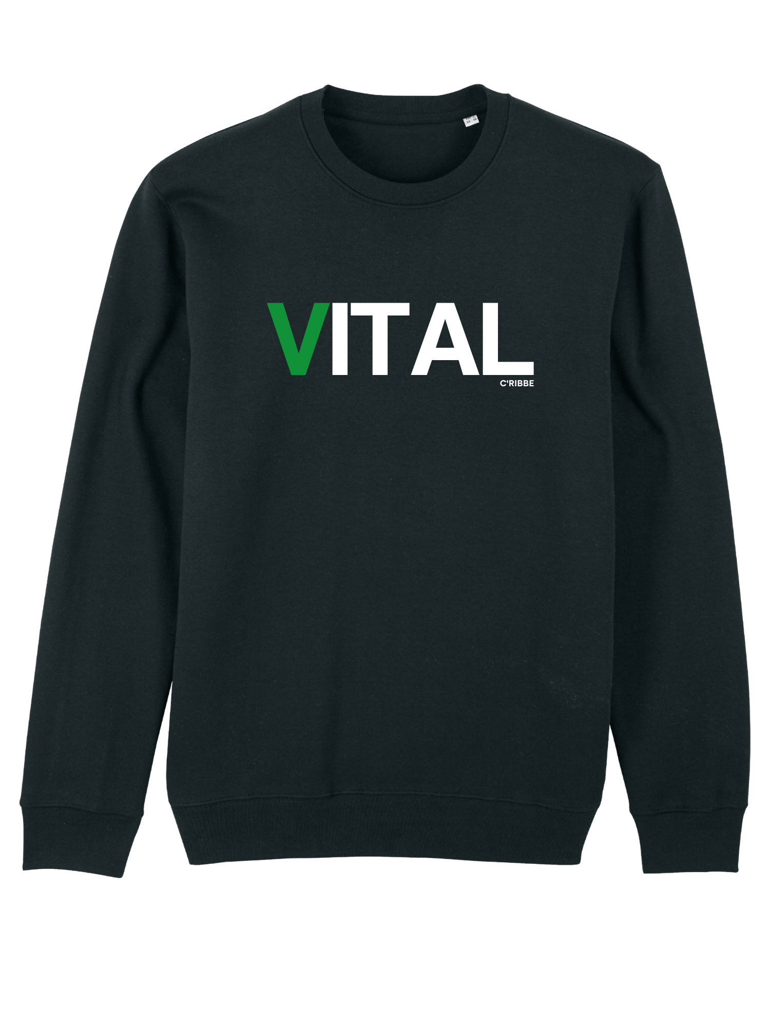 V-ITAL Unisex Sweatshirt Black